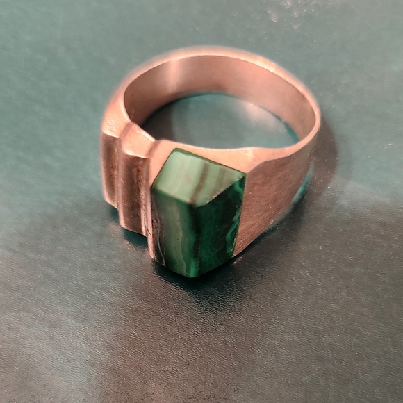 Other - Mexican Malachite 925 Size 10 ring
